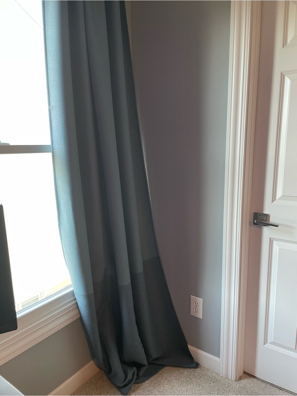 IKEA Blue/Dark Blue Blackout Curtains, 2 Panels Included 57x98”